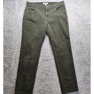 Goodthreads Mens Green Corduroy Pants 35x30 Casual Preppy